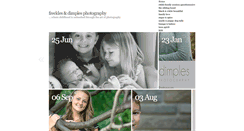 Desktop Screenshot of frecklesanddimplesphotography.com